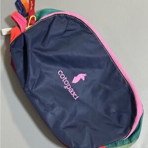 Cotopaxi Multicolor Cosmetic Bag - Navy, Pink, Green, Red